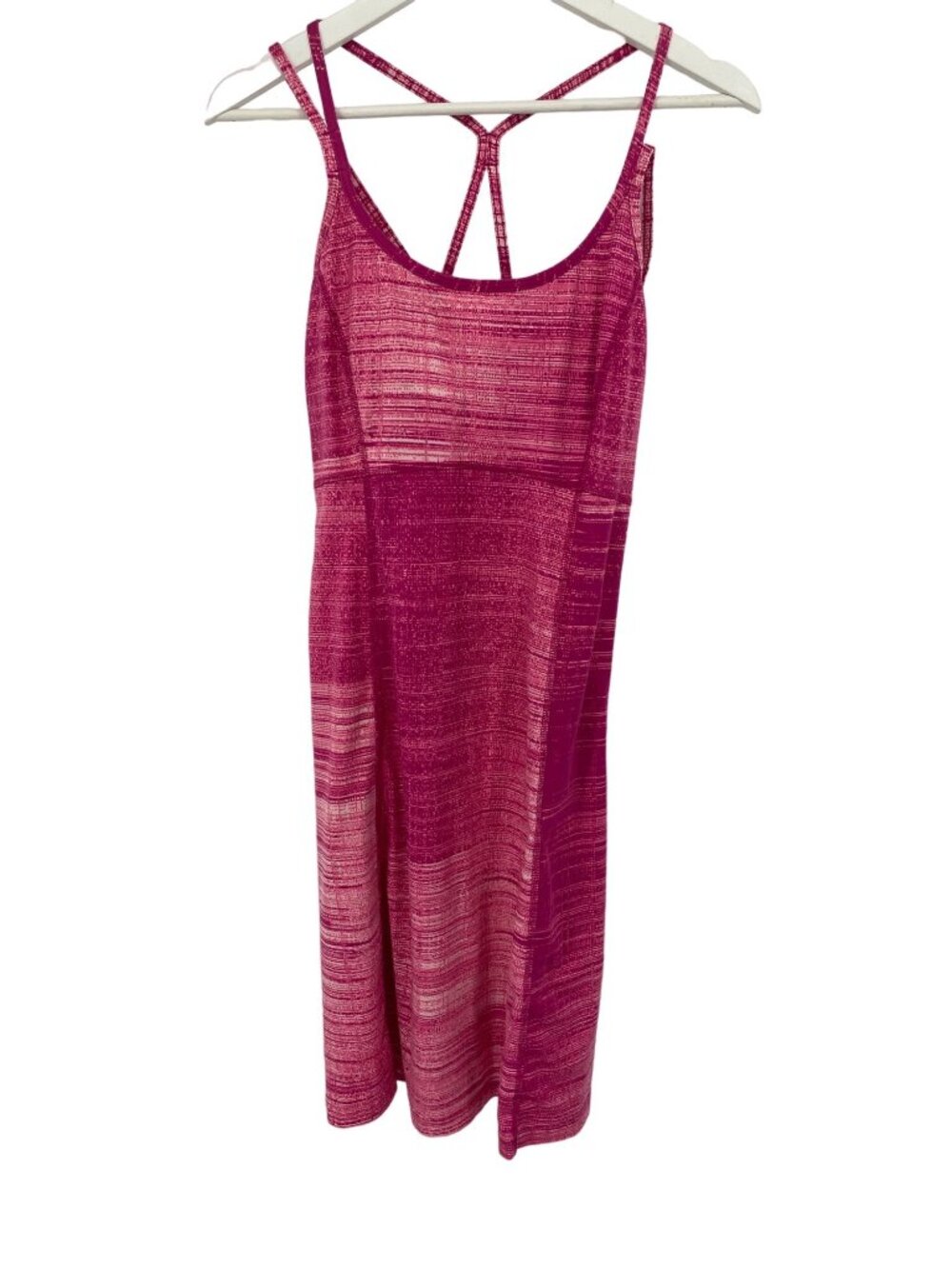 The North Face Womens PINK Tank Dress Racerback Padded Bra Sleeveless SMALL